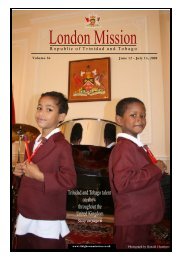 June, 2008 - High Commission for the Republic of Trinidad ...