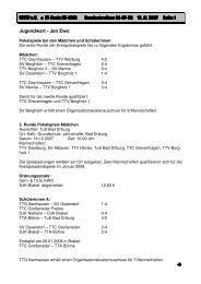 WTTV e.V. TT -Kreis HX-WAR Rundschreiben 0 Rundschreiben 0 ...