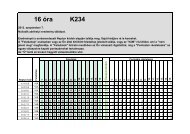 16 Ã³ra K234 - Bme ttk