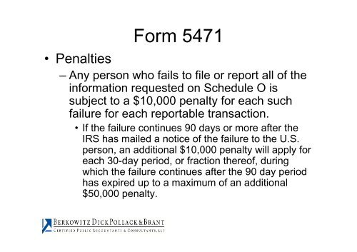 U.S. Income Tax Compliance