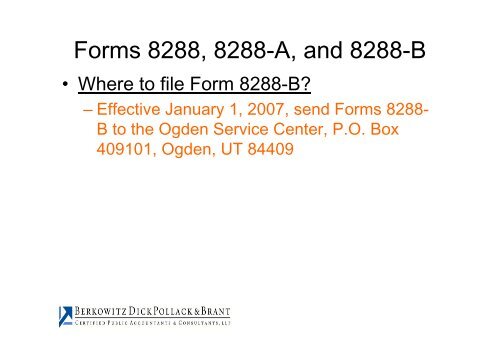 U.S. Income Tax Compliance