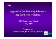 Aggressive Tax Planning Schemes â Big Brother is Watching