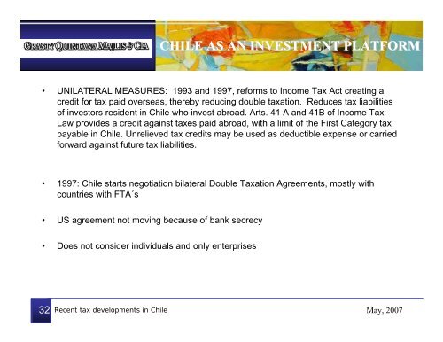 chilean tax structure - TTN Transnational Taxation Network