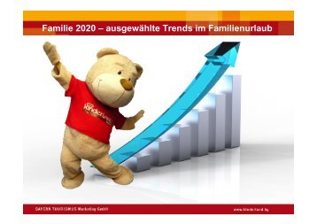 Familie 2020 – ausgewählte Trends im Familienurlaub - Bayern