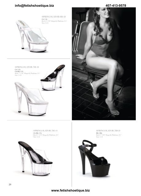 Fetish Shoetique- Pleaser Exotic Dancer Shoes V101