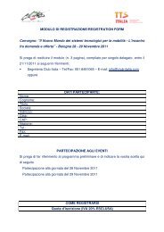 Registrazione Ospiti - Club Italia