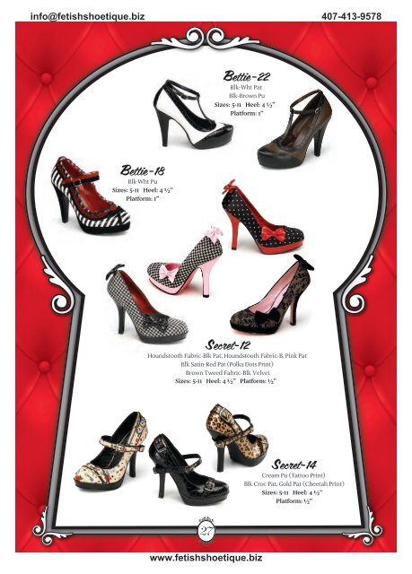 Fetish Shoetique- Pin Up Coture Collection V1