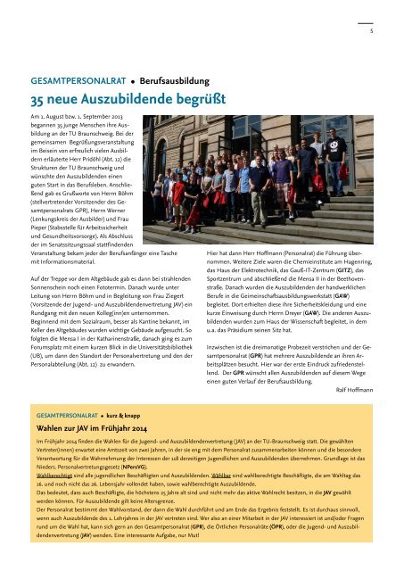 GPR Zeitung Nr. 9 - Technische Universität Braunschweig