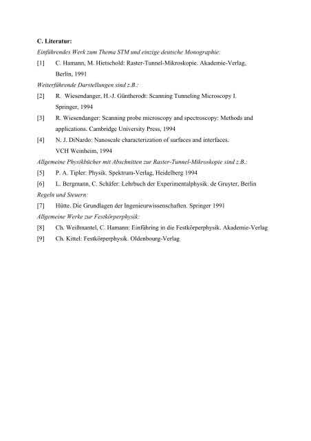 Anleitung zum RTM /STM im F-Praktikum - Technische Universität ...