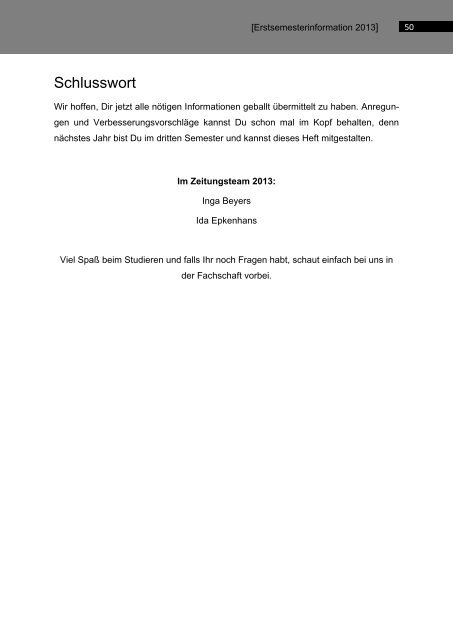 Erstsemsterzeitung WS 2013/14 - Technische Universität ...