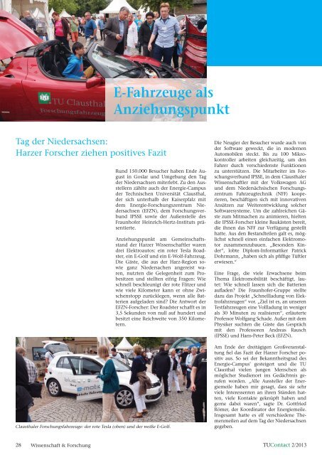 2. Ausgabe 2013 - TU Clausthal