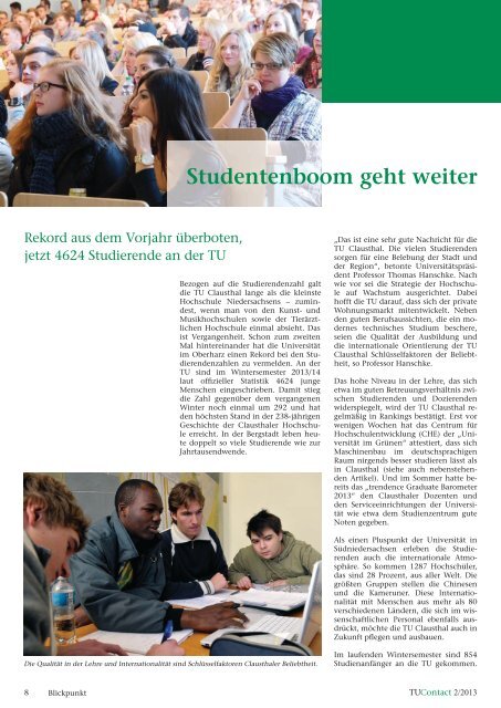 2. Ausgabe 2013 - TU Clausthal