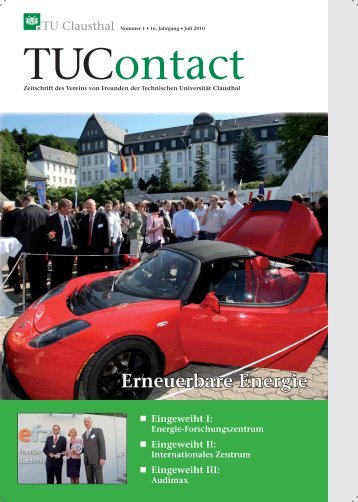 1. Ausgabe 2010 - Technische UniversitÃ¤t Clausthal