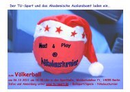 zum VÃ¶lkerball - TU-Sport