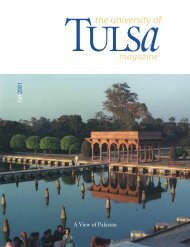 The University of Tulsa Magazine - TUAlumni.com