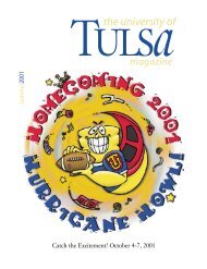 The University of Tulsa Magazine - TUAlumni.com