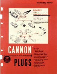 Cannon audio connector catalog RGC-8 - tubebooks.org