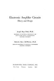 Electronic Ampliﬁer Circuits