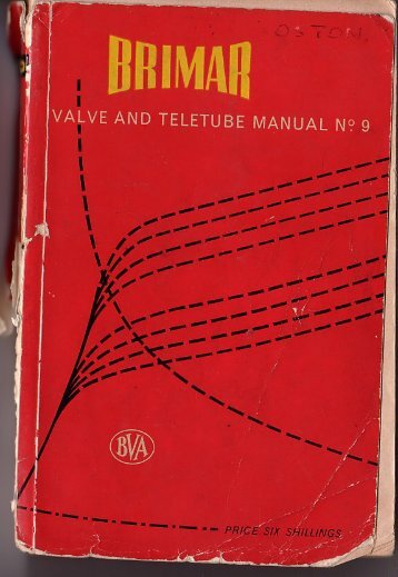 Brimar Valve and Teletube Manual No. 9 - tubebooks.org