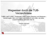 Folien (PDF, 3,5 MB) - tubIT - TU Berlin