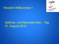 Rolle der Allergene bei Asthma - Gesundheitsnetz Osthessen