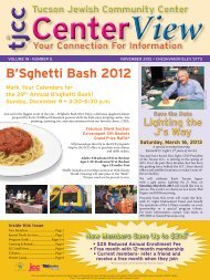 B'Sghetti Bash 2012 - Tucson Jewish Community Center