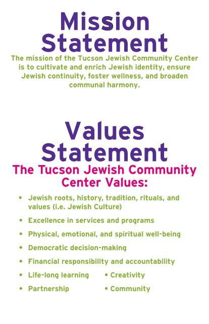 2008 Annual Report - Tucson Jewish Community Center
