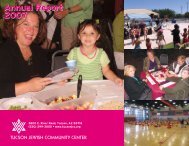 2007 Annual Report - Tucson Jewish Community Center