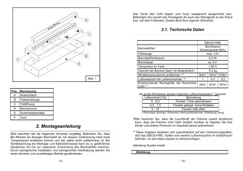 Betriebsanleitung