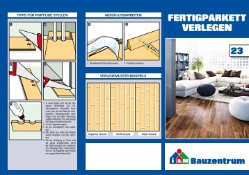 Fertigparkett verlegen - Bauzentrum Mehring