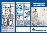 2. Waschtisch montieren - Bauzentrum Mehring