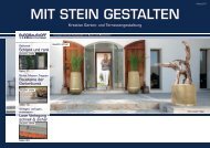 Mit Stein geStalten