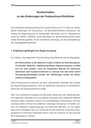 Beispiele der KZBV zu den Festzuschuss-Richtlinien