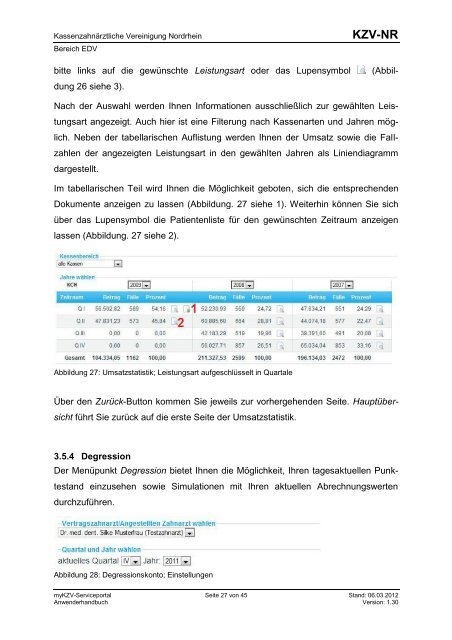 Handbuch zu myKZV - KassenzahnÃ¤rztliche Vereinigung Nordrhein