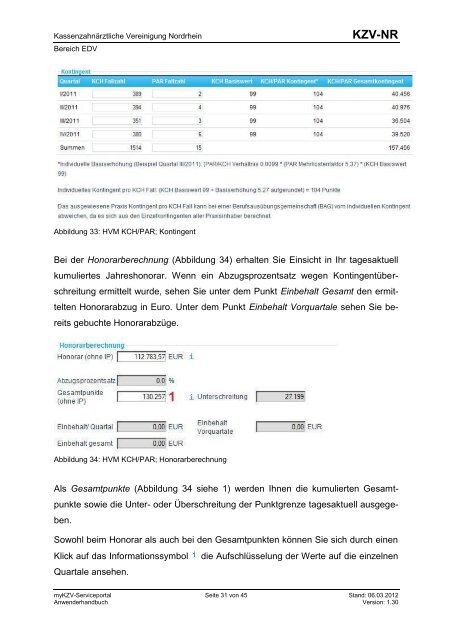 Handbuch zu myKZV - KassenzahnÃ¤rztliche Vereinigung Nordrhein