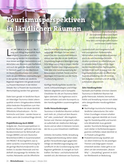 IHK Wirtschaftsraum: Ausgabe Oktober 2014