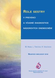 Role sestry v prevenci a včasné diagnostice nádorových onemocnění