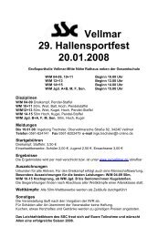Vellmar 29. Hallensportfest 20.01.2008 - SSC Vellmar