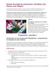 Gestion de projet de construction. Simulation Last Planner avec ...