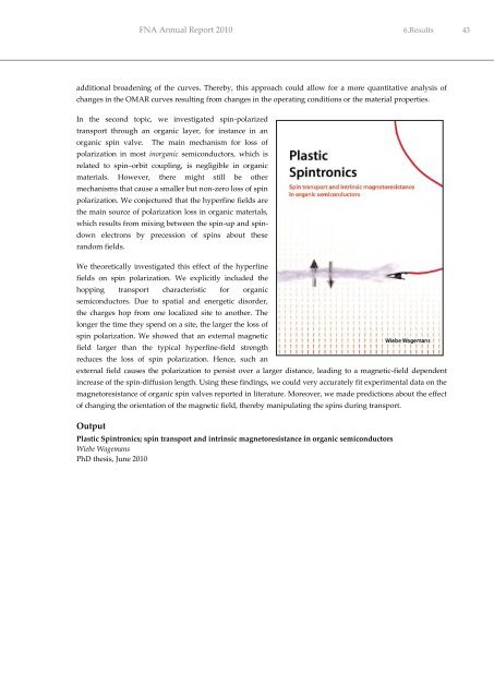 FNA Annual Report 2010 - Technische Universiteit Eindhoven