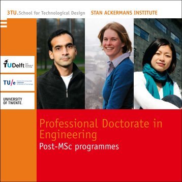 Professional Doctorate in Engineering: post-MSc programs