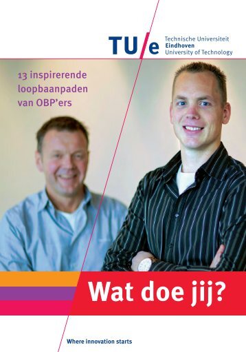 Wat doe jij? 13 inspirerende loopbaanpaden van OBP'ers (PDF)