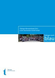 Broschüre zur Klimawerkstatt - Tübingen macht blau