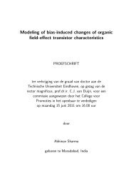 Modeling of bias-induced changes of organic field-effect transistor ...