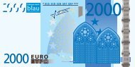 2000 Euro-Schein - Tübingen macht blau
