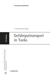 Gefahrguttransport in Tanks - TÃV-Verlag GmbH