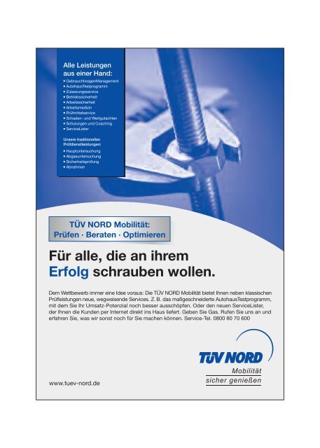 Vorsprung durch Qualifizierung - TÃV Nord