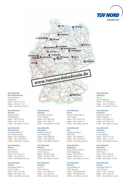 Vorsprung durch Qualifizierung - TÃV Nord