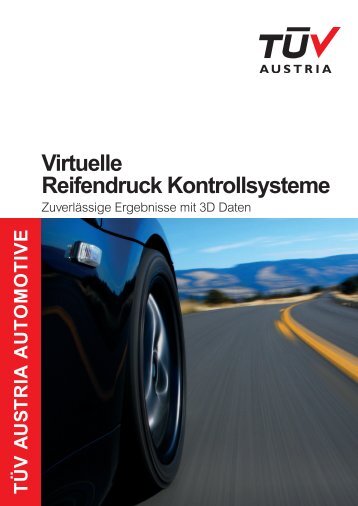 Virtuelle Reifendruck Kontrollsysteme - TÃV Austria