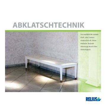 ABKLATSCHTECHNIK - Farben Heinz